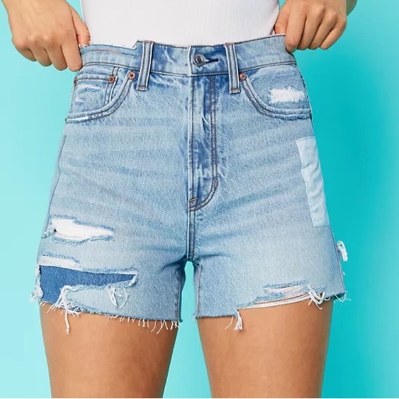 90s pride highest rise boyfriend jean shorts - Picture 4 of 8
